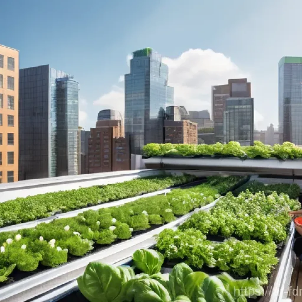 도시 식량 정의의 새로운 패러다임 - **Prompt 1: Urban Rooftop Oasis - Vertical Farming and Community Spirit**
A vibrant, sun-drenche...