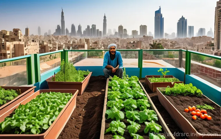 도시 식량 정의 활동의 장애물 및 해결책 - **Prompt:** A realistic, cinematic photograph of a modest Arab family navigating a "food desert" in ...
